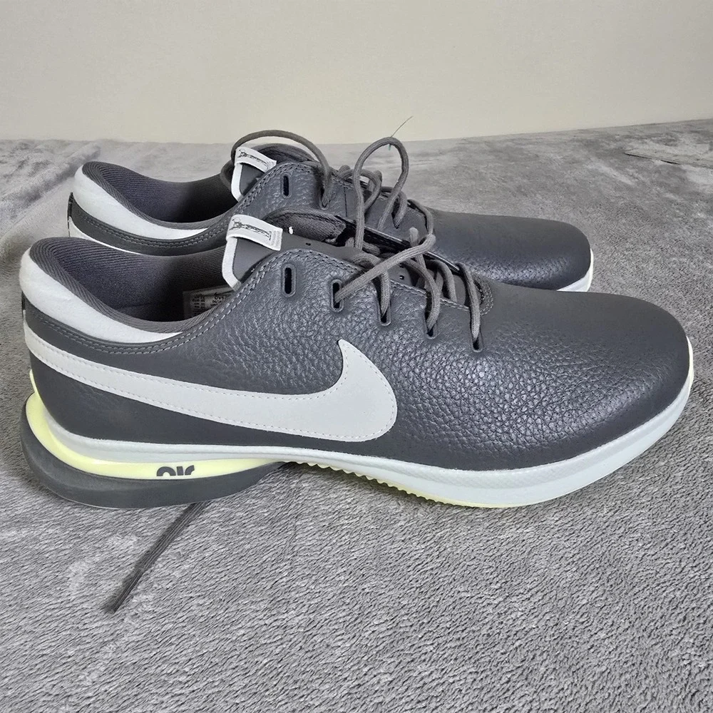 Nike Golf Shoes Mens 12 Gray Air Zoom Victory Tour 3 Iron Silver DV6798-001